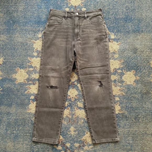 Anthropologie Pilcro The Borrowed Boyfriend Jeans in Grey 28 - Picture 4 of 7